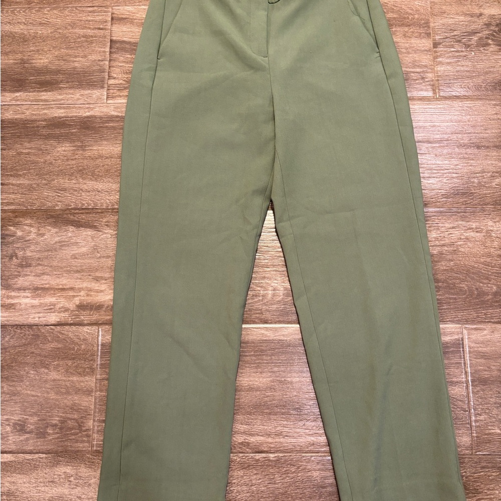 J. Crew Olive Green Kate Pants 8